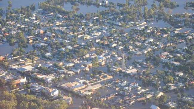 Charlton was one of many Victorian communities inundated during the 2010/11 La Nina. Picture: Supplied