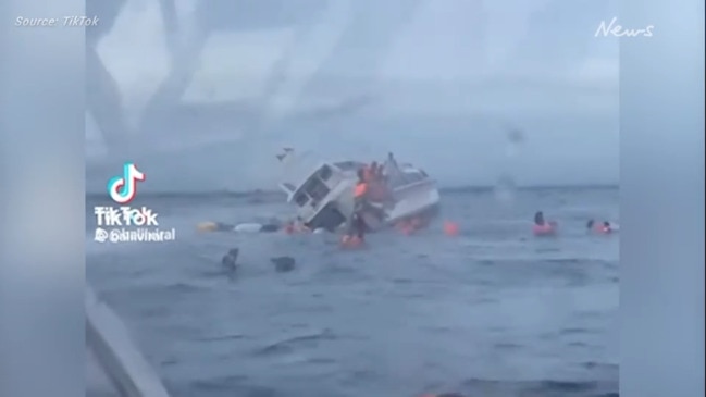 Speedboat capsizes off Bali coast with dozens on board