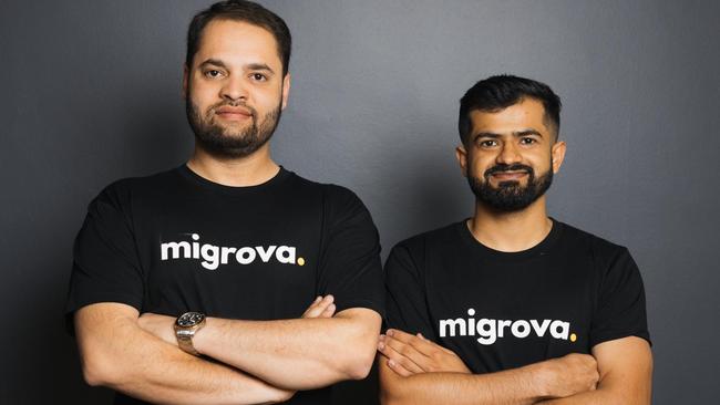 Migrova’s Syed Hussan and Imtiaz Aziz. Picture: Supplied