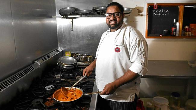 Indian Tadka co-owner and chef Sid Tribathi. Picture: Rob Williams