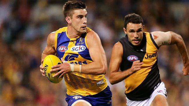 Chris Vernuccio has gone for Elliot Yeo as one of footy’s best interceptors. Picture: Getty Images