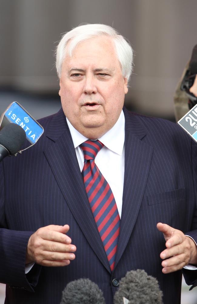 Clive Palmer says it is time to treat parliamentary pensions like the aged pension. Picture by Gary Ramage