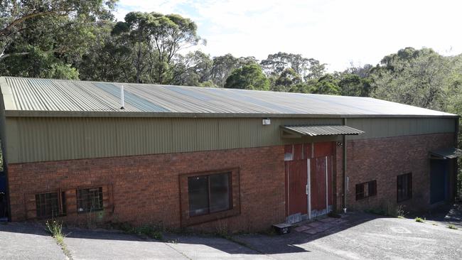 A building linked to the Blue Mountains circus school at the centre of the child sex abuse allegations. Picture: David Swift.