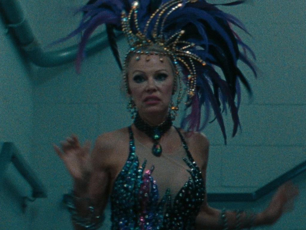 Pamela Anderson as an ageing exotic dancer in The Last Showgirl.