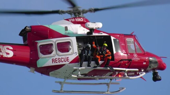 The search continues for a teen swept out to sea south of Adelaide. Picture: ABC