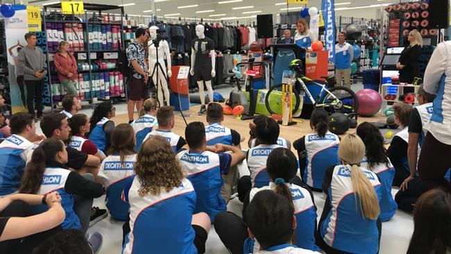 The grand opening of Decathlon Knoxfield was full of cheers.