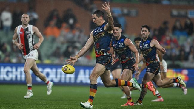 Before the Crows ran away with the four points. (Photo by Mark Brake/Getty Images)