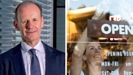 ANZ's Shayne Elliott has delivered a dire warning for small businesses. Picture: Supplied