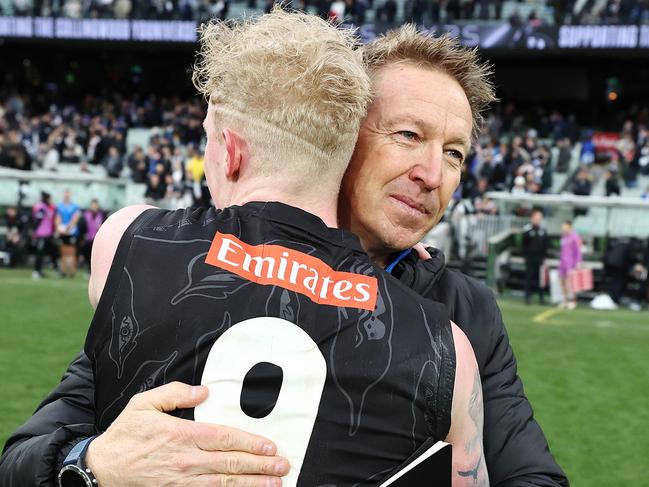 Bittersweet story behind Magpie’s fatherly embrace