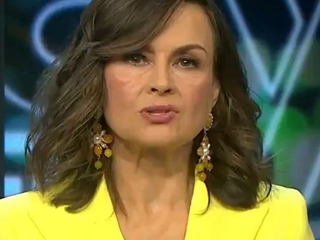 Lisa Wilkinson on The Sunday Project.