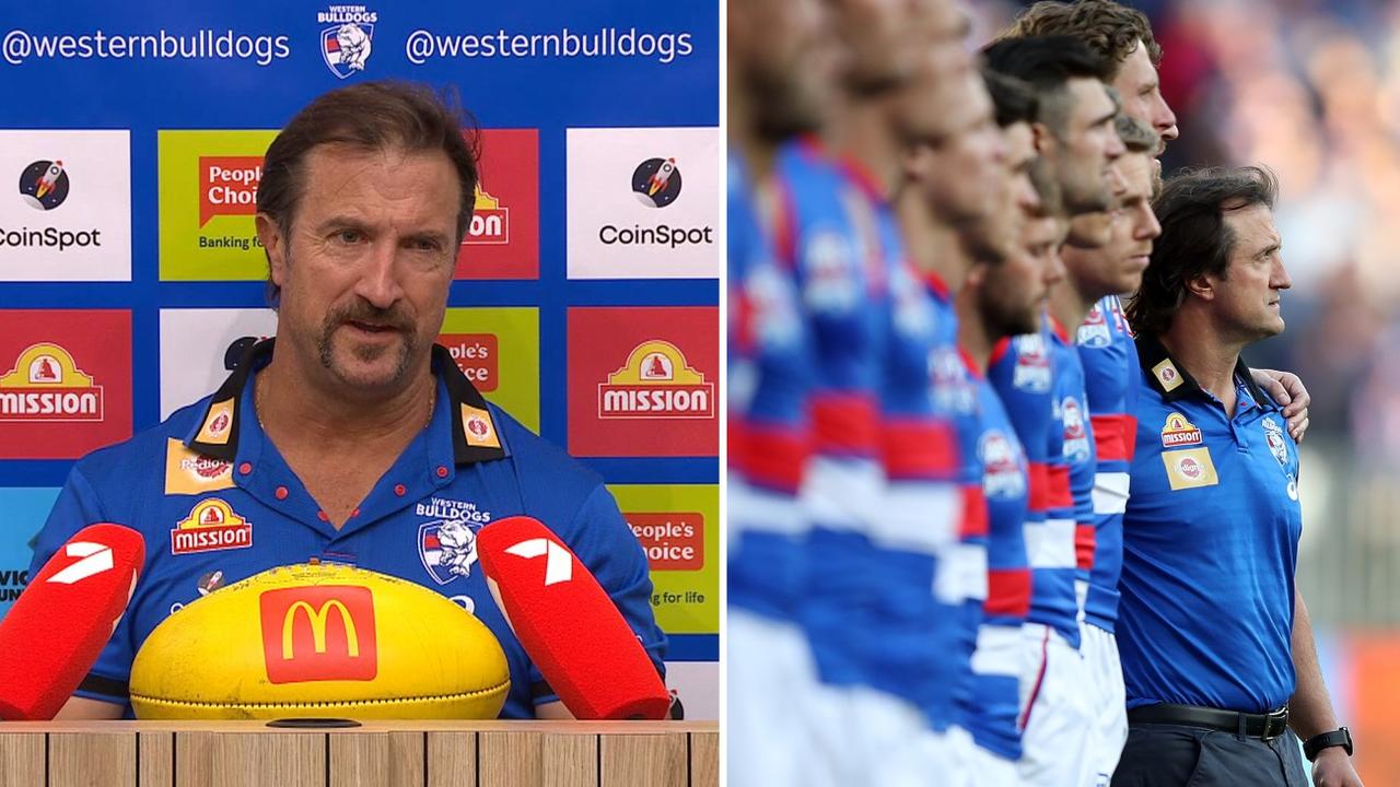Luke Beveridge launched a scathing attack.