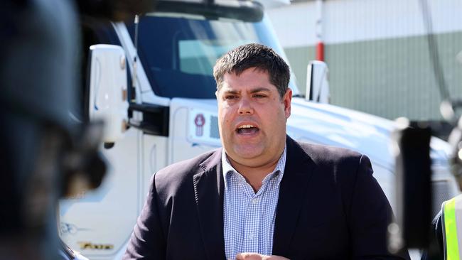 Brisbane, 27 February 2025. Queensland Transport Minister Brent Mickelberg during a press conference in Brisbane. Picture: Supplied