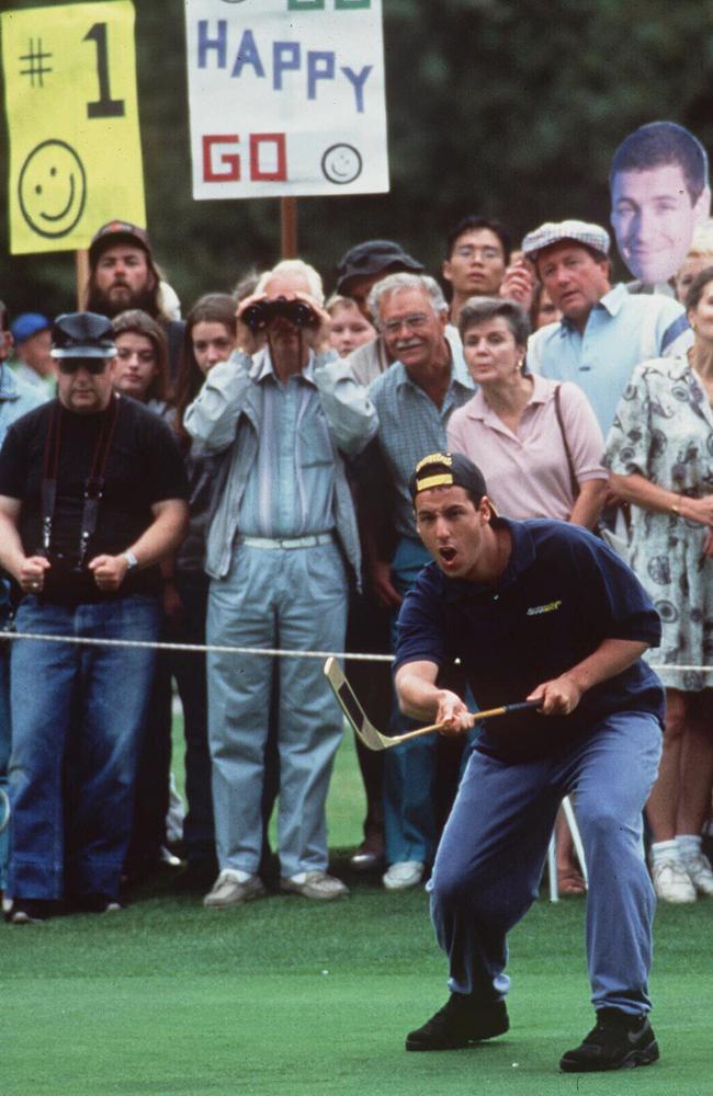 Adam Sandler in Happy Gilmore.