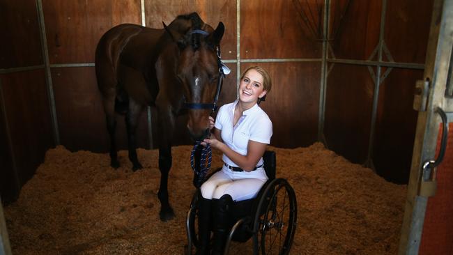 Emma Booth, with her horse Zidane / Picture: Dylan Robinson