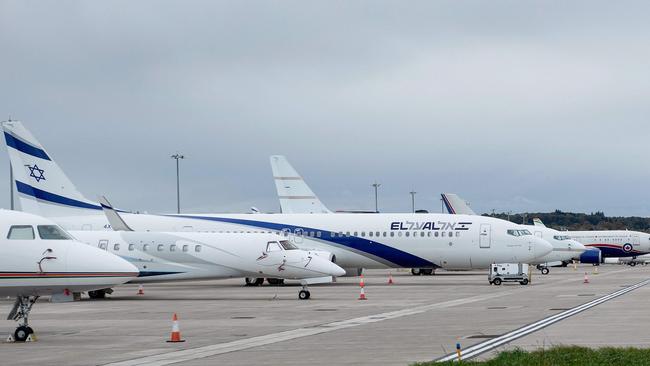 Jeff Bezos was one of the 400 VIPs flying into the COP26 climate summit by private jet. Picture: Brendan Smialowski/AFP