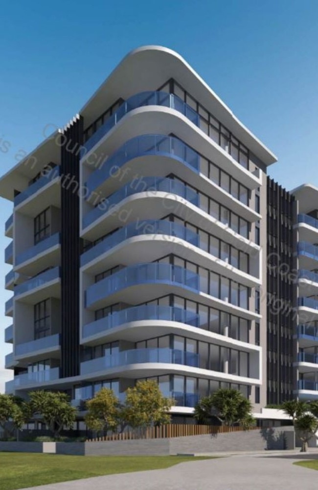 Artist impression of a Palm Beach tower development planned by developer Two Twenty Seven