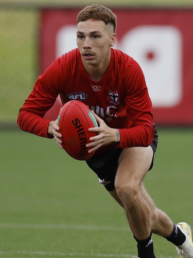 Sandgroper Lance Collard has been electric for the Saints over the pre-season, and may be a chance to play in round one should Dan Butler not return to fitness in time. Picture: Michael Klein