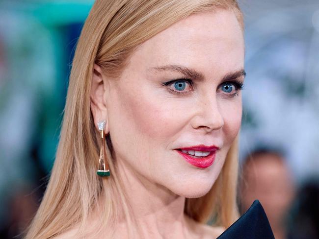 Australian actor Nicole Kidman poses on the red carpet upon arrival to attend the the UK premiere of "The Perfect Couple", Netflix limited series at BFI IMAX in central London, on September 2, 2024. (Photo by BENJAMIN CREMEL / AFP)