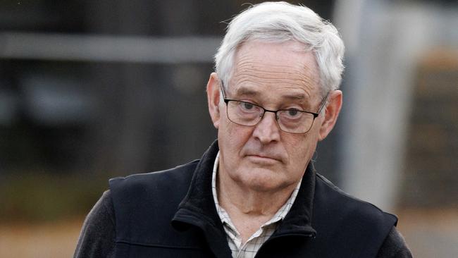 Mr Wilkinson did not react as Ms Patterson gave evidence. Picture: NewsWire / David Geraghty