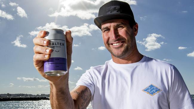 Pro surfer and part Balter Brewing Company owner Joel Parkinson. Picture: Jerad Williams