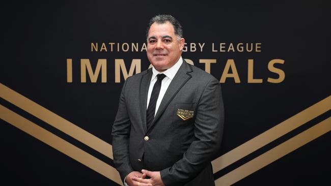 Mal Meninga was made an Immortal on Wednesday night. Picture: Brett Costello.