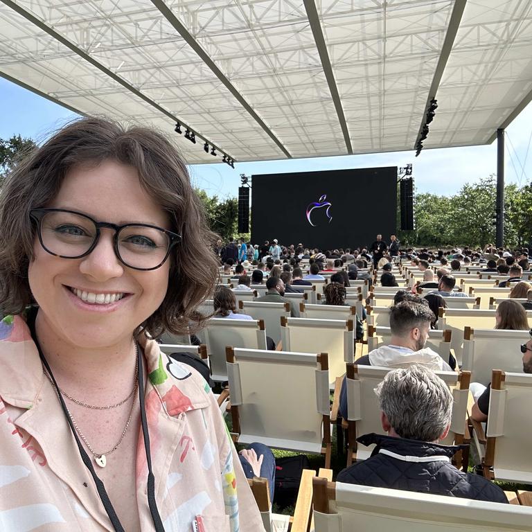 Elly at the WWDC. Picture: Elly Awesome