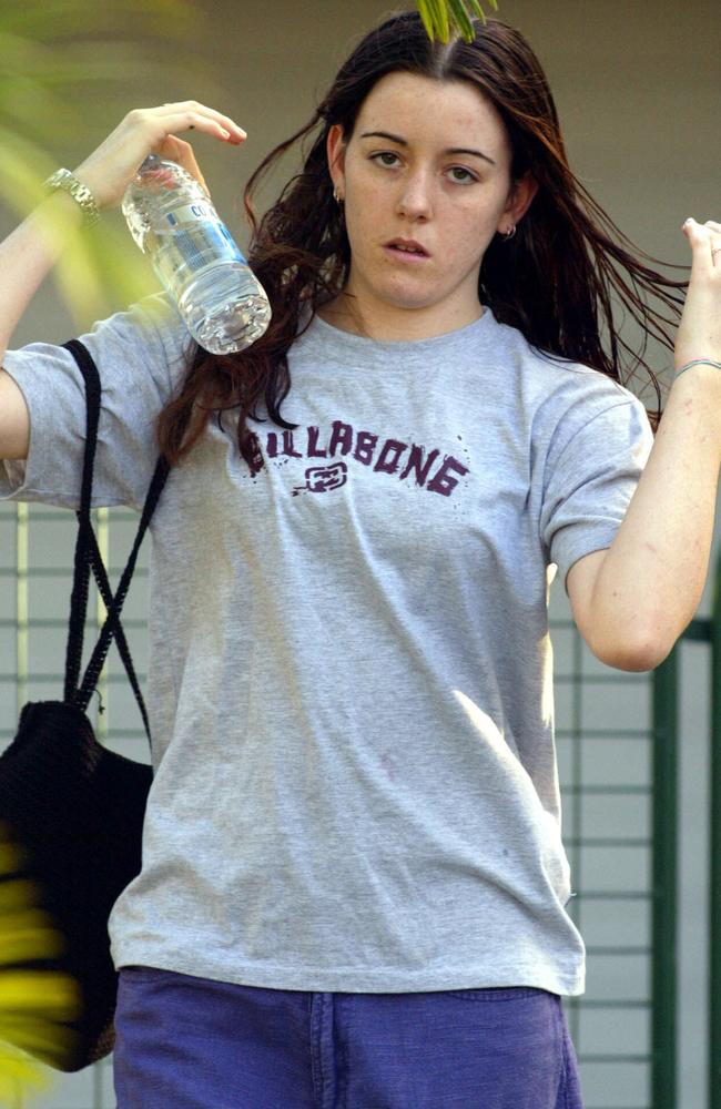 Natasha Ryan, who authorities thought had been murdered, leaves her mother's home in Rockhampton in 2003. Picture: Nathan Richter