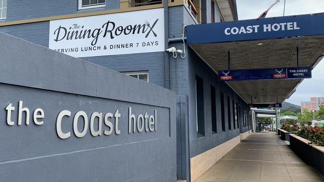 The Coast Hotel on the Pacific Highway at Coffs Harbour.