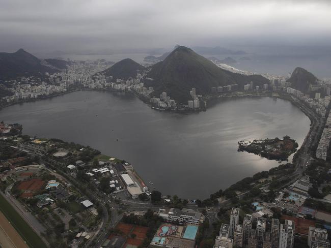 The Rodrigo de Freitas Lake in Rio de Janeiro has dangerously high levels of viruses and bacteria from human sewage.