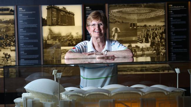 Adelaide Oval volunteer tour guide Nicki Titchener. Picture: Tait Schmaal