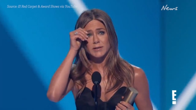 Jennifer Aniston pays tribute to Friends in perfect speech