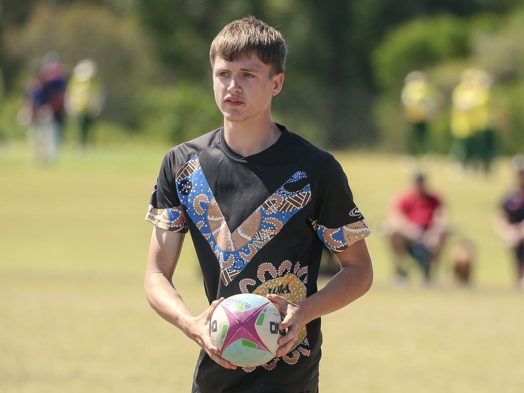 Iona College V Pine Rivers State High at the 2024 Gold Coast Titans All Schools Touch Football Picture: Glenn Campbell