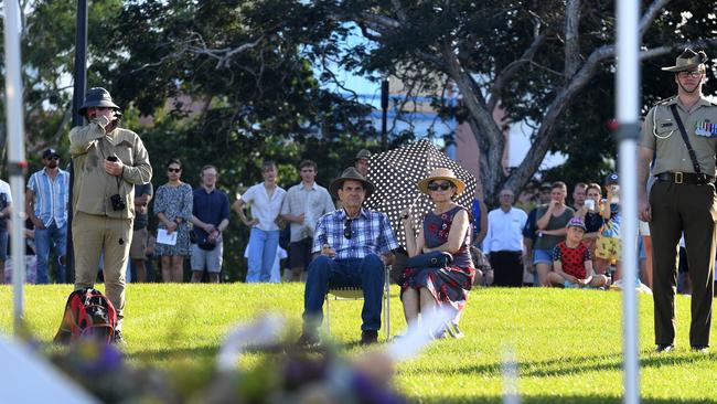 The 81st commemoration of the Bombing of Darwin at USS Peary Memorial. Picture: (A) manda Parkinson