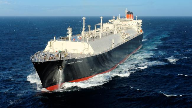 The first shipment of liquefied natural gas from the Papua New Guinea project.