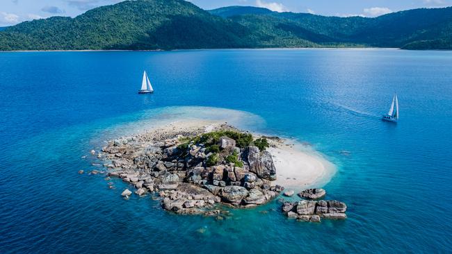 Yachts competing in one of Hamilton Island Race Week's regattas. Picture: Salty Dingo