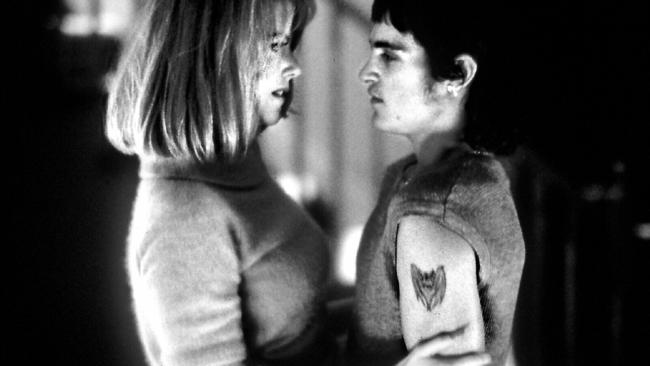 Kidman and Joaquin Phoenix in To Die For.