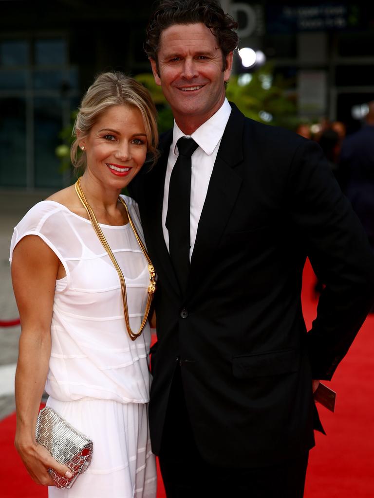 Chris Cairns and his wife Mel.