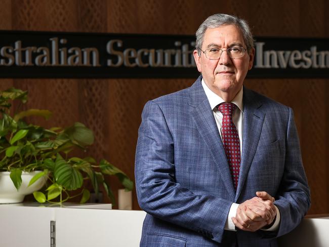 MELBOURNE, AUSTRALIA - NewsWire Photos JULY 05, 2023: ASIC Chair Joe Longo in the Melbourne office on Collins street. Picture: NCA NewsWire / Ian Currie