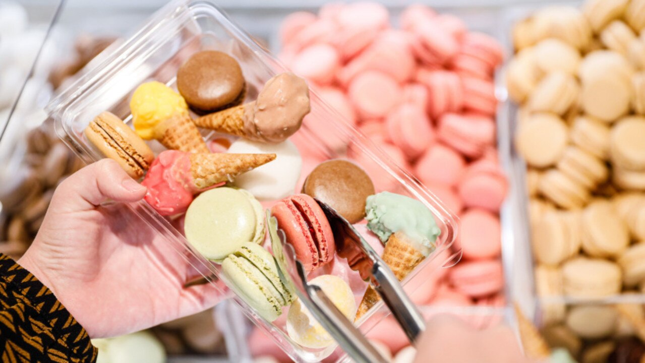 The store includes a macaron, mini gelato and Japanese mochi ice cream parlour. Picture: Hanna Lassen/Getty Images for Coles