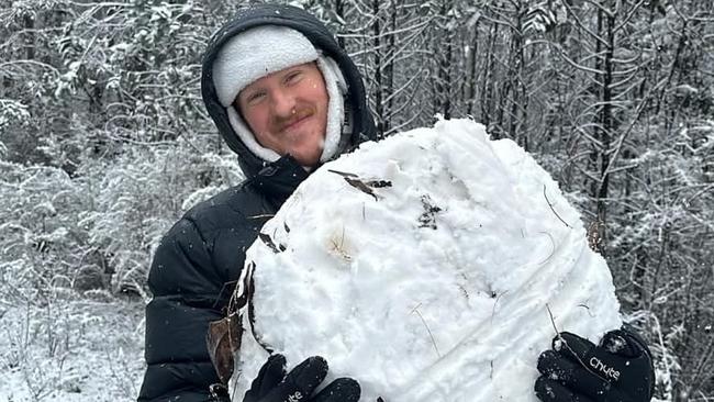 A Mornington community has rallied to support Nathan Abeling's family and partner Isabelle Bertram after a freak wave tragically took the 22-year-old's life. Picture: supplied.
