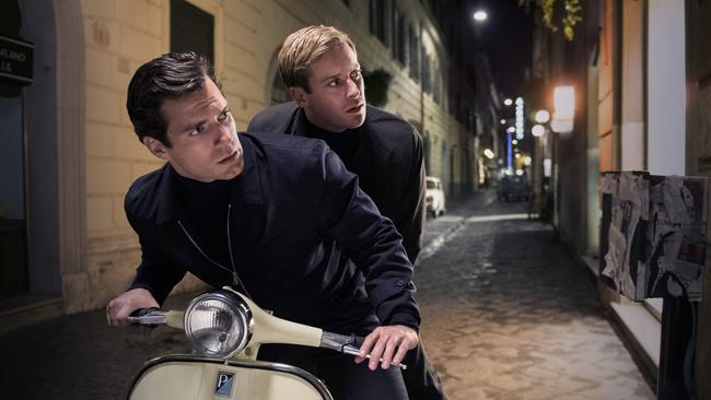 Bromance  ... Henry Cavill and Armie Hammer get busy.