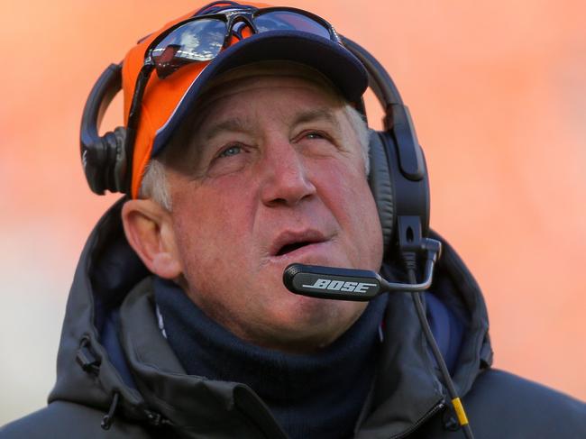 DENVER, CO - DECEMBER 28: Head coach John Fox of the Denver Broncos looks on from the sideline during a game between the Denver Broncos and the Oakland Raiders at Sports Authority Field at Mile High on December 28, 2014 in Denver, Colorado. Justin Edmonds/Getty Images/AFP == FOR NEWSPAPERS, INTERNET, TELCOS & TELEVISION USE ONLY ==