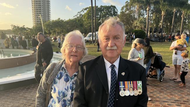 Teresa and Victor Kislier at the Tweed Dawn Service. Picture: David Bonaddio