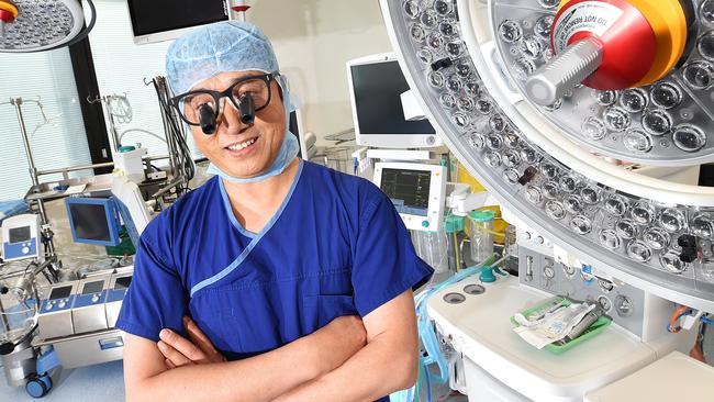 Cardiothoracic surgeon Associate Professor Xiao Bo Zhang at St John of God. Picture: Nigel Hallett.