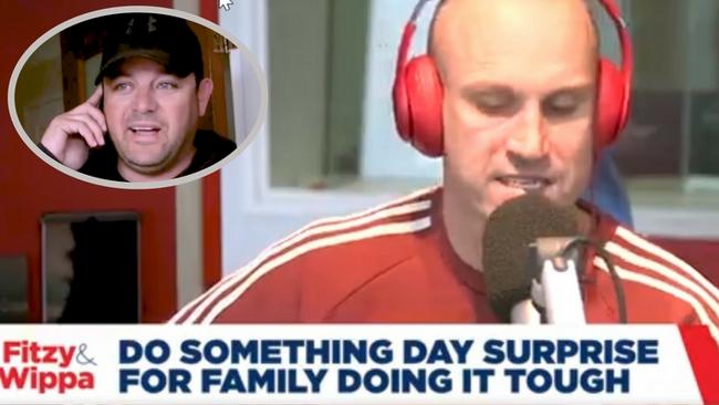 Fitzy &amp; Wippa surprised Glen Smith and his five children on ‘DoSomething Day’.