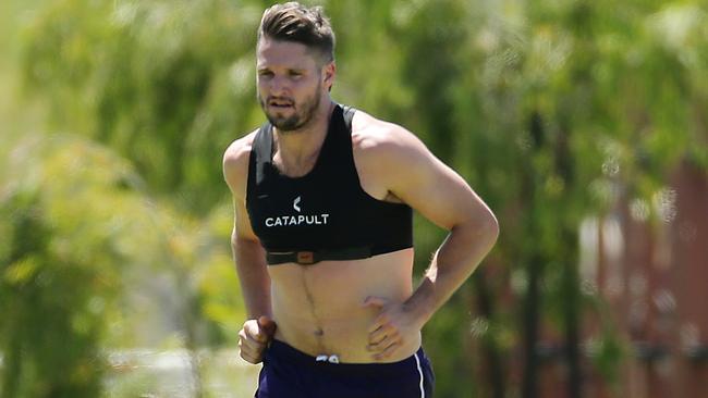 Jesse Hogan is nearing a return to the Dockers. Picture: Getty Images