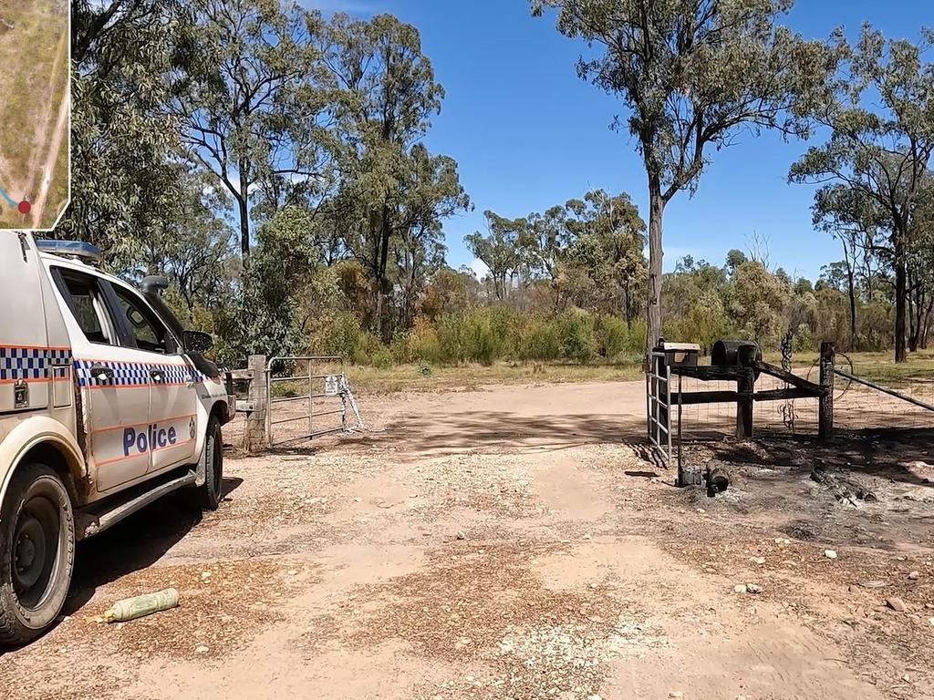 Footage of inside the Train family's Wieambilla property. Picture: QPS