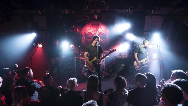 Toogood and Shihad on stage. Picture: AK Photography