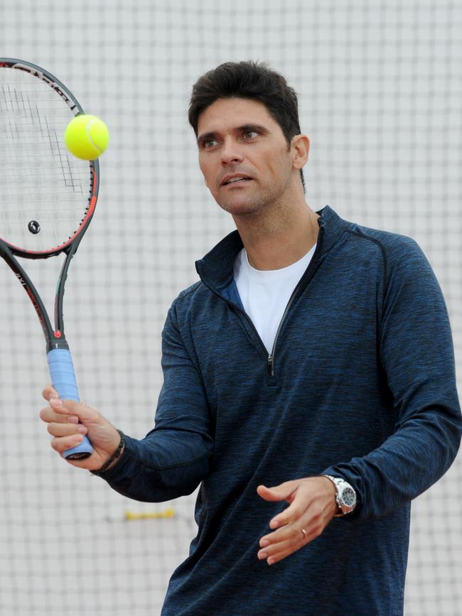 Tennis star Mark Philippoussis. Picture: Andrew Henshaw