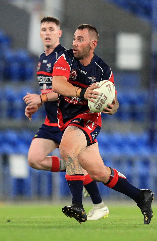 17th October 2020, Runaway Bay player Jimmy Poland in action during the Gold Coast Rugby League Under 18Ã•s Grand Final against the Burleigh Bears played at CBus Stadium Photo: Scott Powick Newscorp